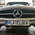 Mercedes 280 SL mit plateLOCK